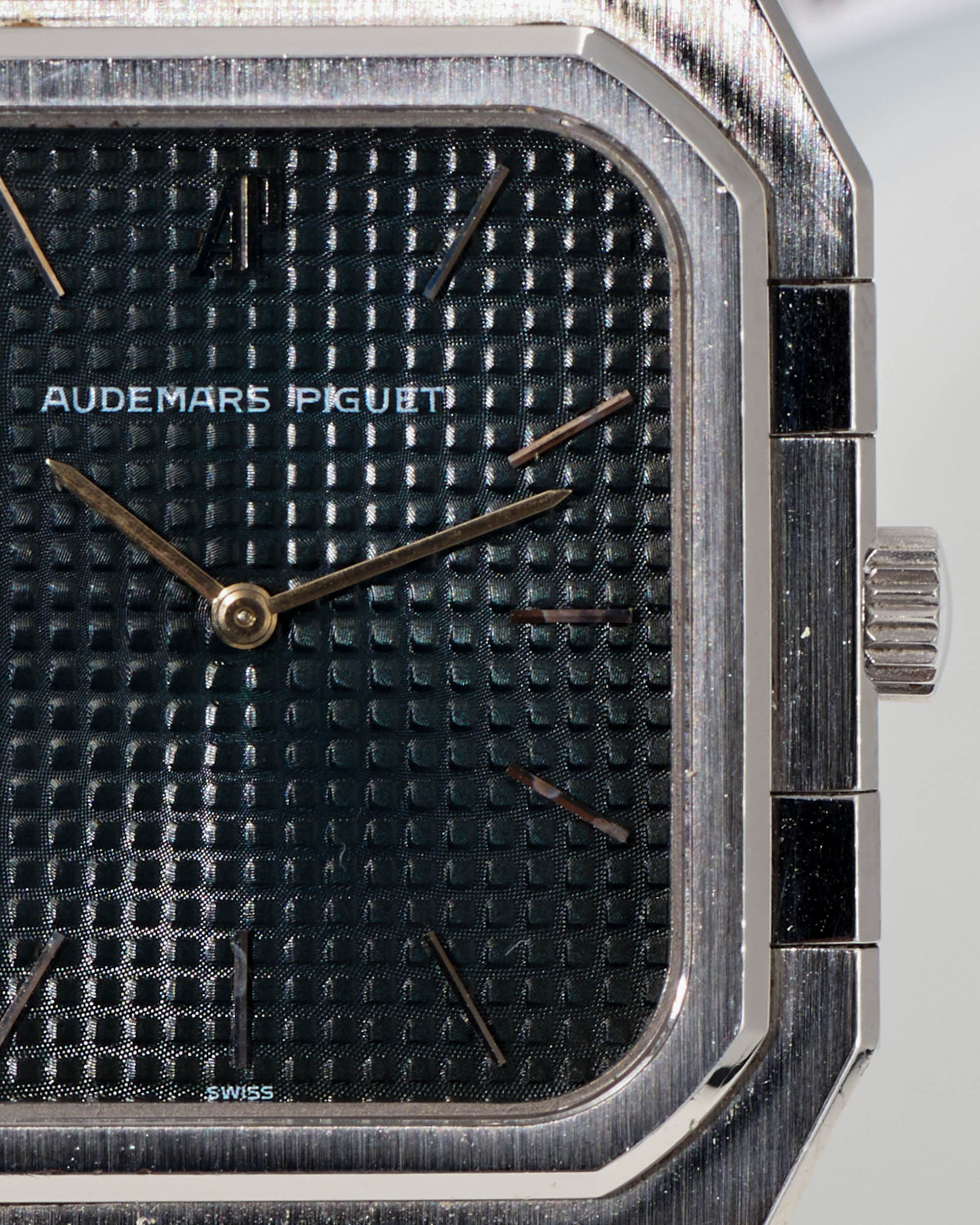 Ap Roya Oak Square Audemars Piguet Square Royal Oak 6005ST 'Tapisserie' Dial Steel 1980s ...